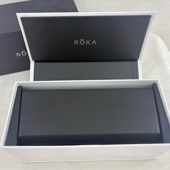 Roka Men’s Matte Black Sunglasses with Yellow Mirrors polarized NIB size 56 - Picture 4 of 13
